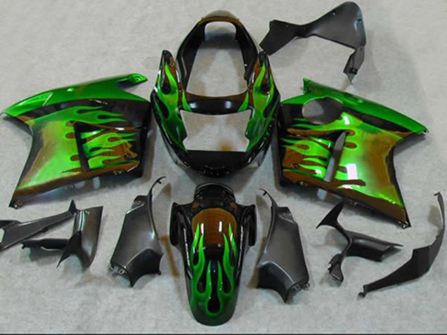 1996-2007 Green Flame Honda CBR1100XX Fairings