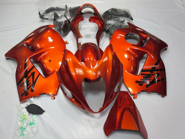 Best Aftermarket 1997-2007 Burnt Orange Suzuki GSXR 1300 Fairings