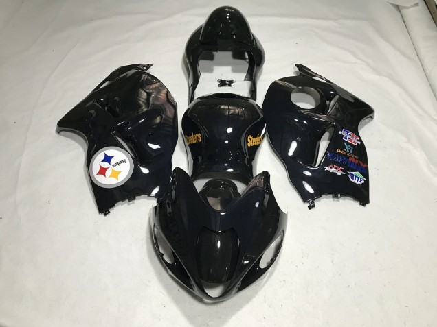 Best Aftermarket 1997-2007 Gloss Black Team Suzuki GSXR 1300 Fairings