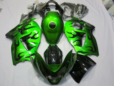 Best Aftermarket 1997-2007 Gloss Green Suzuki GSXR 1300 Fairings