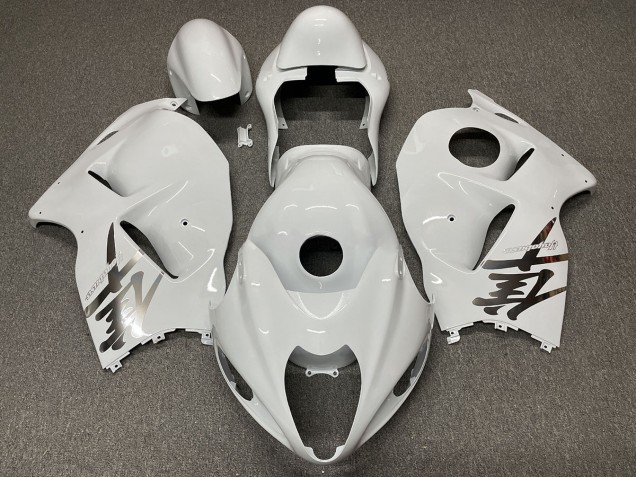 Best Aftermarket 1997-2007 Gloss White Design Suzuki GSXR 1300 Fairings