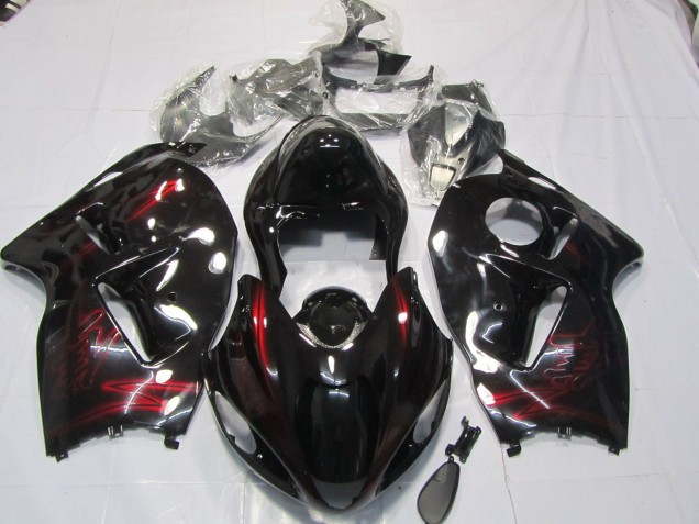 Best Aftermarket 1997-2007 Red Deep Gloss Suzuki GSXR 1300 Fairings