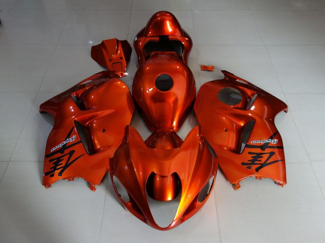 Best Aftermarket 1997-2007 Vibrant Gloss Orange Suzuki GSXR 1300 Fairings