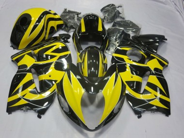 Best Aftermarket 1997-2007 Yellow and Black Suzuki GSXR 1300 Fairings