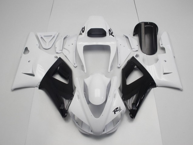 1998-1999 Black and White Yamaha R1 Fairings