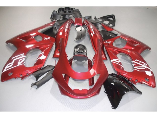 1998-2007 Gloss Red and White Decals Yamaha YZF600 Fairings