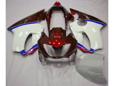 Best Aftermarket 1999-2000 Deep Red and Blue Honda CBR600 F4 Fairings