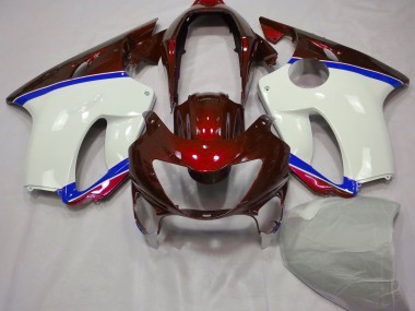 Best Aftermarket 1999-2000 Deep Red and Blue Honda CBR600 F4 Fairings