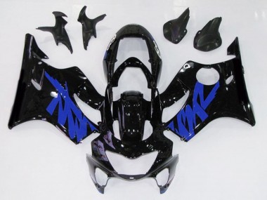 Best Aftermarket 1999-2000 Gloss Black & Blue Honda CBR600 F4 Fairings