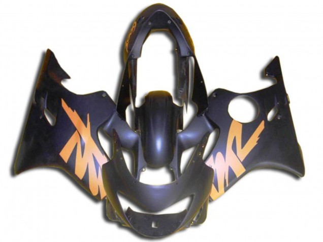 Best Aftermarket 1999-2000 Matte Black and Orange Honda CBR600 F4 Fairings