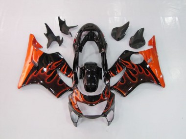 Best Aftermarket 1999-2000 Orange Flame Honda CBR600 F4 Fairings