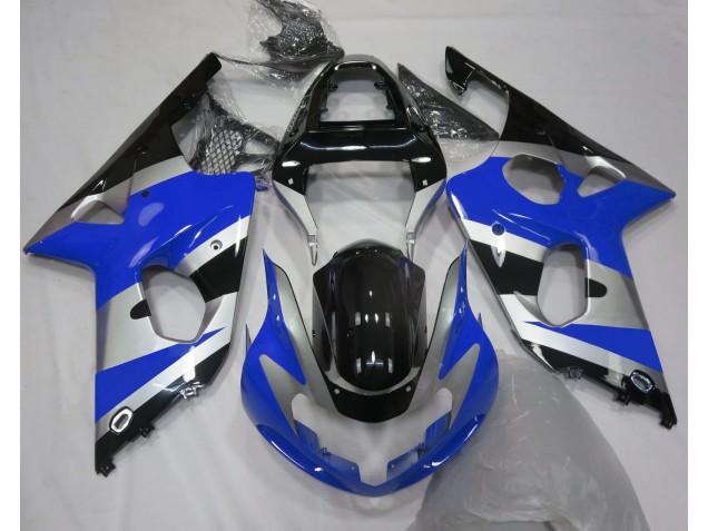 2000-2002 Blue Silver OEM Style Suzuki GSXR 1000 Fairings