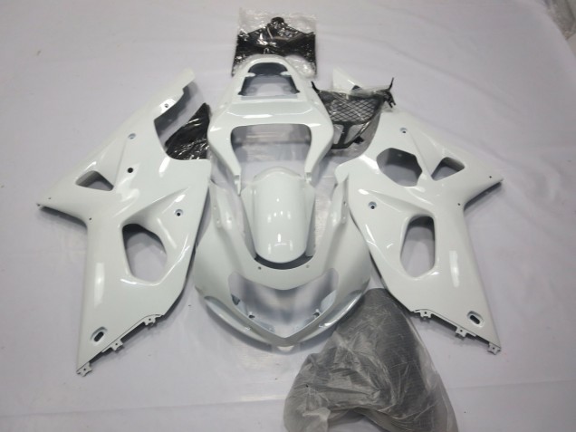 Best Aftermarket 2000-2002 Gloss White Suzuki GSXR 1000 Fairings