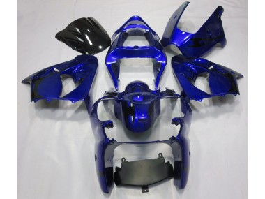 Best Aftermarket 2000-2002 Metallic Blue Kawasaki ZX6R Fairings