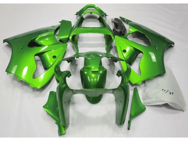 Best Aftermarket 2000-2002 Metallic Green Kawasaki ZX6R Fairings