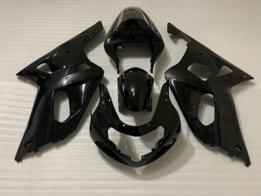 Best Aftermarket 2001-2003 Black Gloss Suzuki GSXR 600-750 Fairings