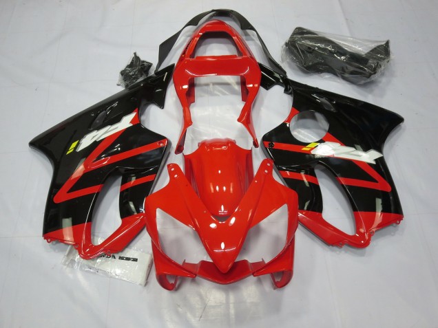 Best Aftermarket 2001-2003 Black Red and Yellow i Honda CBR600 F4i Fairings