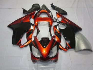 Best Aftermarket 2001-2003 Deep Orange and Black Honda CBR600 F4i Fairings