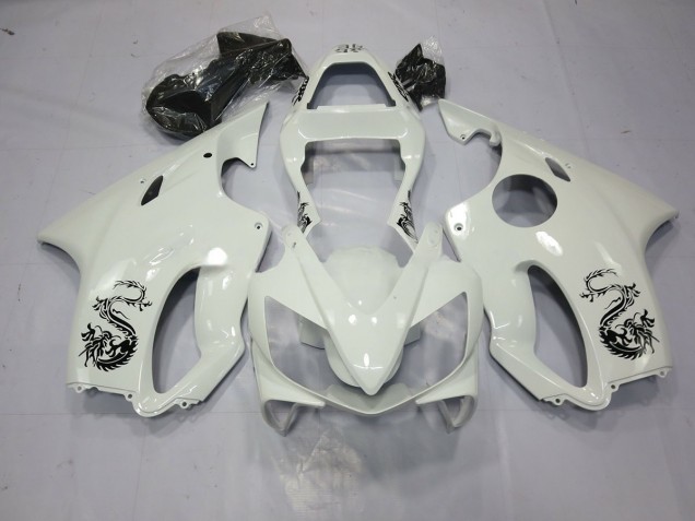 2001-2003 Dragon White Honda CBR600 F4i Fairings