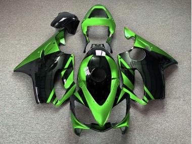 Best Aftermarket 2001-2003 Gloss Green and Black Honda CBR600 F4i Fairings