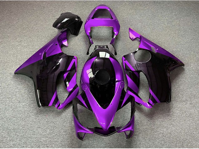 Best Aftermarket 2001-2003 Gloss Purple and Black Honda CBR600 F4i Fairings