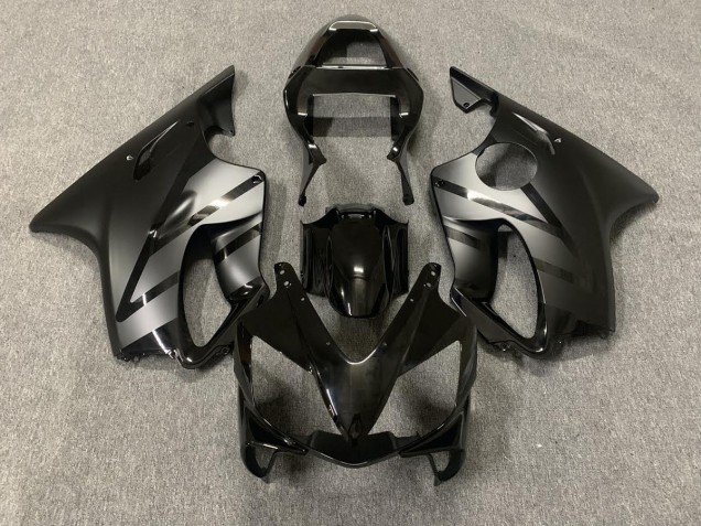 Best Aftermarket 2001-2003 Matte and Gloss Black Honda CBR600 F4i Fairings