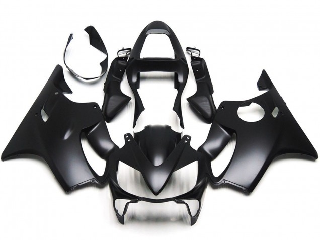 2001-2003 Plain Matte Black Honda CBR600 F4i Fairings