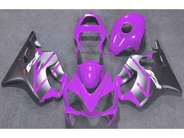 2001-2003 Purple and Matte Silver Honda CBR600 F4i Fairings