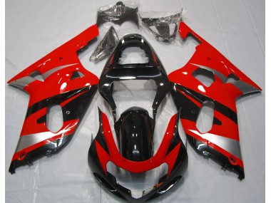 2001-2003 Red OEM Style Suzuki GSXR 600-750 Fairings