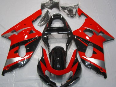 Best Aftermarket 2001-2003 Red OEM Style Suzuki GSXR 600-750 Fairings