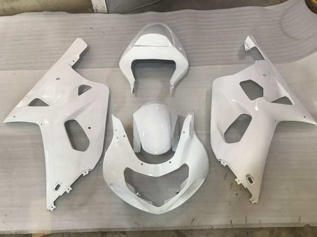 2001-2003 White RS Suzuki GSXR 600-750 Fairings