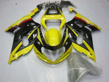 2001-2003 Yellow Black and Grey Suzuki GSXR 600-750 Fairings