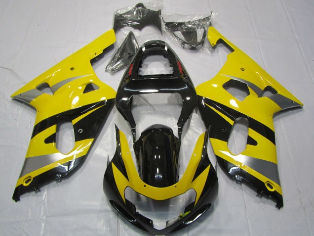 2001-2003 Yellow OEM Style Suzuki GSXR 600-750 Fairings