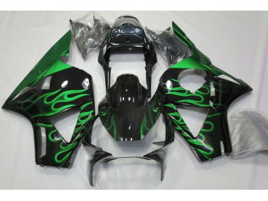 2002-2003 Green Flame Honda CBR954 Fairings