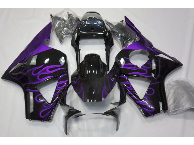 Best Aftermarket 2002-2003 Purple Flame Honda CBR954 Fairings