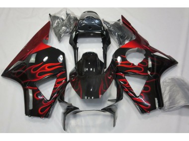 2002-2003 Red Flame Honda CBR954 Fairings