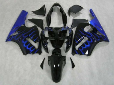 Best Aftermarket 2002-2005 Blue Flame Kawasaki ZX12R Fairings