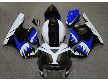 Best Aftermarket 2002-2005 Blue Shark Kawasaki ZX12R Fairings