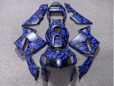 Best Aftermarket 2003-2004 Blue Camo Honda CBR600RR Fairings