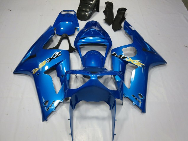 2003-2004 Blue Ninja Kawasaki ZX6R Fairings