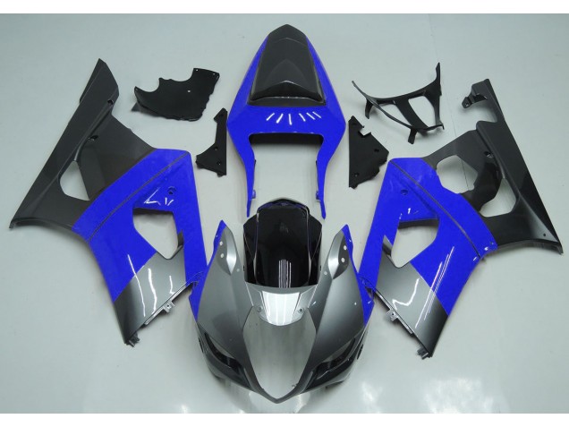 2003-2004 Blue Silver and Black Suzuki GSXR 1000 Fairings