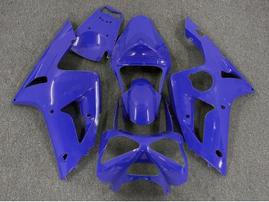 Best Aftermarket 2003-2004 Dark Blue Plain Kawasaki ZX6R Fairings