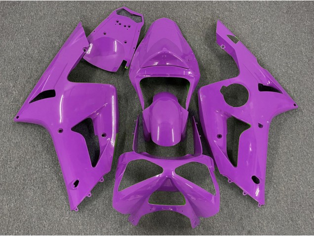 Best Aftermarket 2003-2004 Gloss Magenta Plain Kawasaki ZX6R Fairings