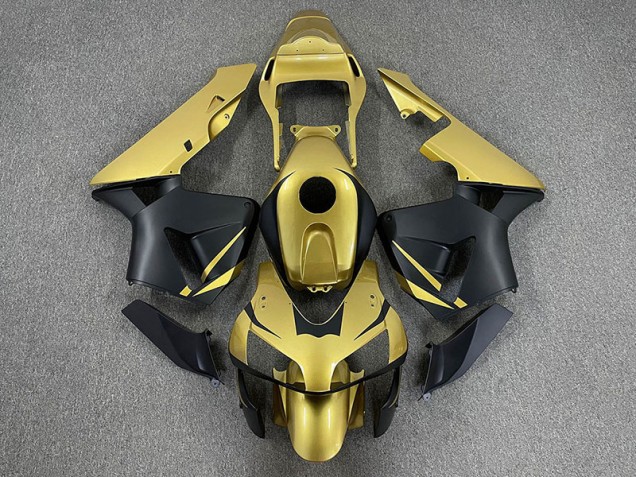 2003-2004 Gold & Matte Black Honda CBR600RR Fairings