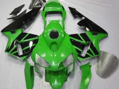 2003-2004 Green Black No Decals Honda CBR600RR Fairings