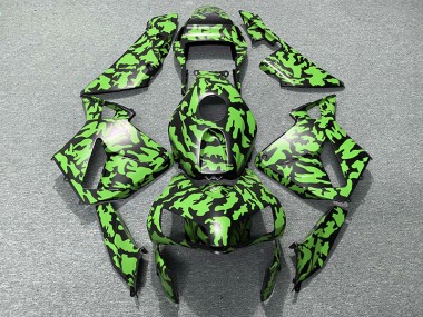 Best Aftermarket 2003-2004 Green Camo Honda CBR600RR Fairings