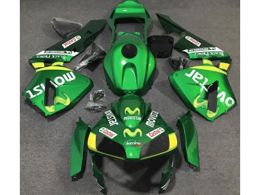 Best Aftermarket 2003-2004 Green Movistar Honda CBR600RR Fairings