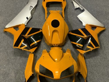 Best Aftermarket 2003-2004 Mustard Yellow & Matte Silver Honda CBR600RR Fairings