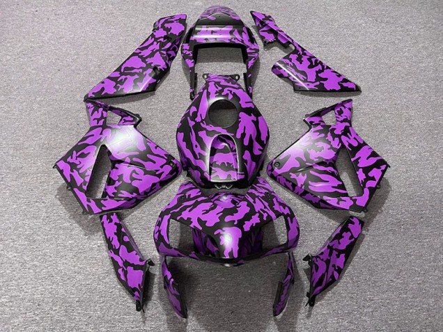 2003-2004 Purple Camo Honda CBR600RR Fairings