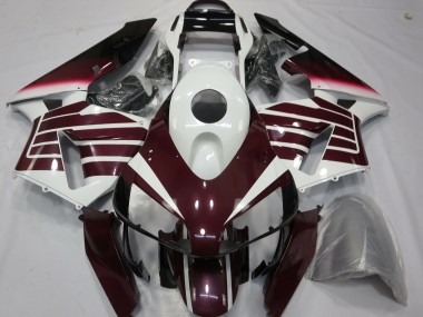 2003-2004 Purple and White Honda CBR600RR Fairings